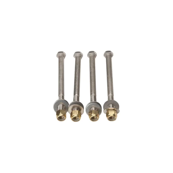 SeaStar Jack Plate Mounting Bolt Kit (Includes 4 each Stainless Steel Bolts, Brass Nylock Nuts and Washers) - Image 2