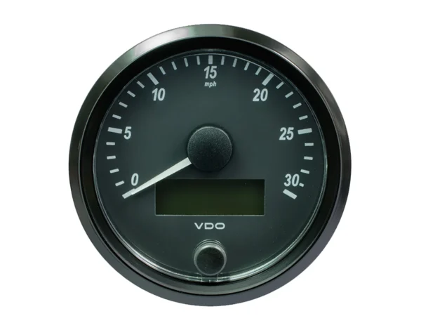 VDO SingleViu 80mm (3-1/8") Speedometer - 30 MPH