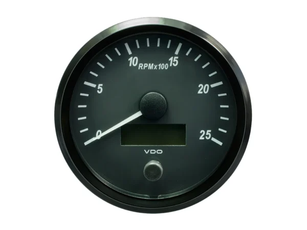 VDO SingleViu 100mm (4") Tachometer - 2500 RPM