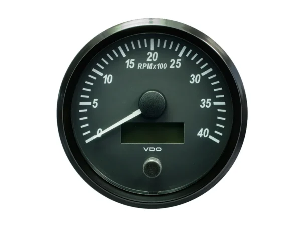 VDO SingleViu 100mm (4") Tachometer - 4000 RPM