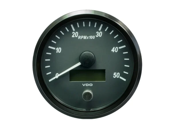 VDO SingleViu 100mm (4") Tachometer - 5000 RPM