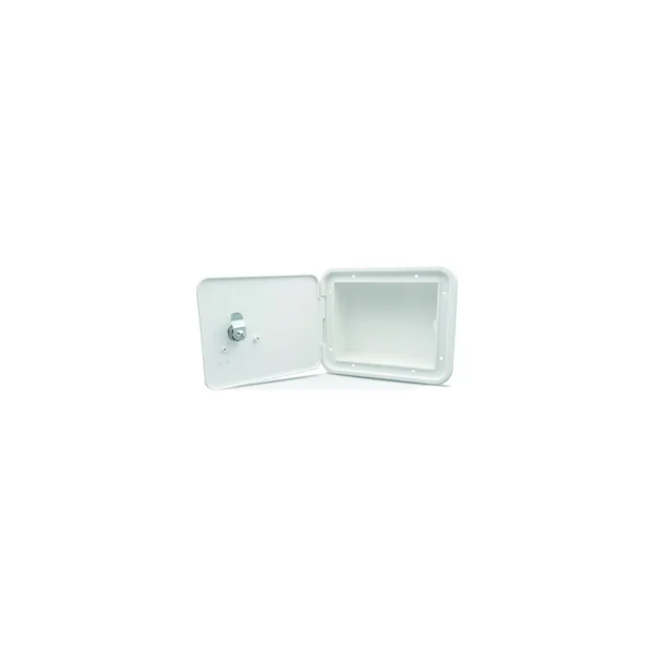 B&B Molders 94310 Multi-Purpose Hatch w/Flat Back, Polar White