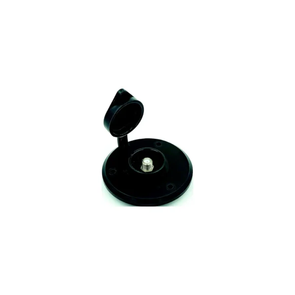 B&B Molders 94321 Cable TV Plate, Black w/Ring Cover