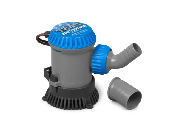 TRAC Outdoors Bilge Pump - 800/1100 GPH - Non-Automatic