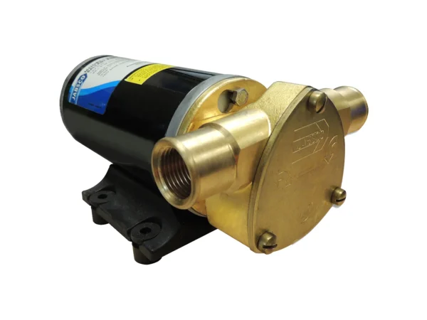 Jabsco Ballast King Bronze DC Pump with Deutsch Connector - No Reversing Switch - 15 GPM