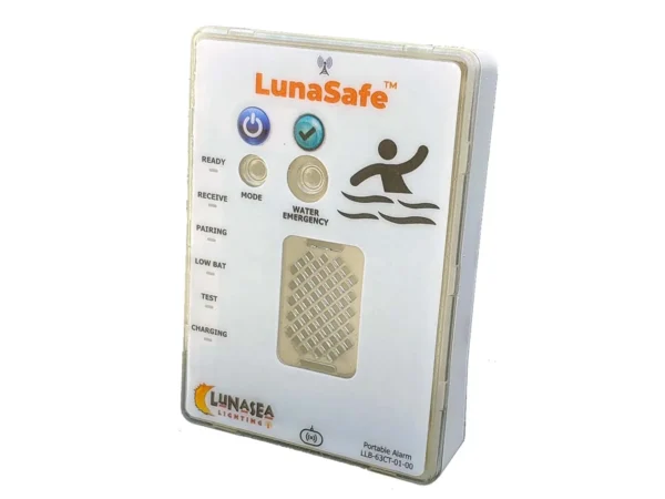 Lunasea Controller f/Audible Alarm Receiver w/Strobe Qi Rechargeable