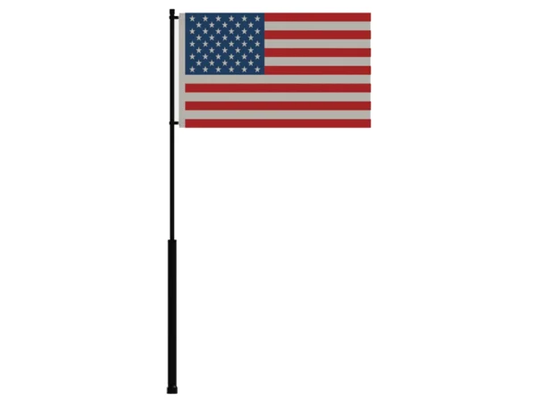 Mate Series Flag Pole - 36" w/USA Flag