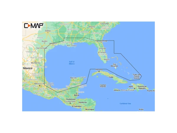 C-MAP M-NA-Y204-MS Gulf of Mexico to Bahamas REVEAL™ Coastal Chart