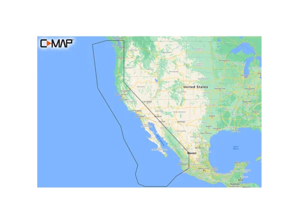 C-MAP M-NA-Y206-MS West Coast & Baja California REVEAL™ Coastal Chart - Does NOT contain Hawaii