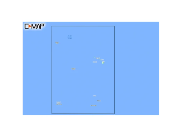 C-MAP M-NA-Y210-MS Hawaii Marshall Islands French Polynesia REVEAL™ Coastal Chart