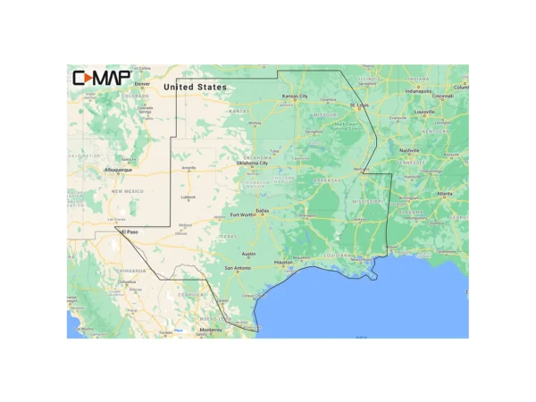 C-MAP M-NA-Y215-MS US Lakes South Central REVEAL™ Inland Chart