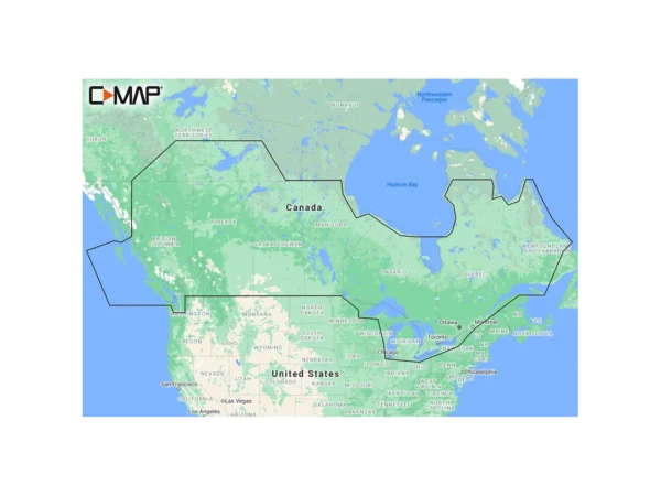 C-MAP M-NA-Y216-MS Canada Lakes REVEAL™ Inland Chart