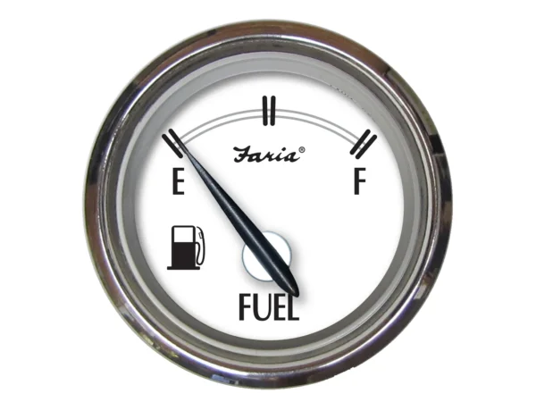 Faria Newport SS 2" Fuel Level Gauge - E-1/2-F