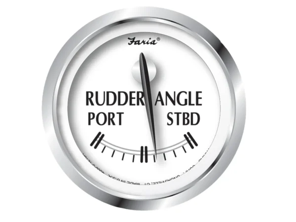 Faria Newport SS 2" Rudder Angle Indicator Gauge