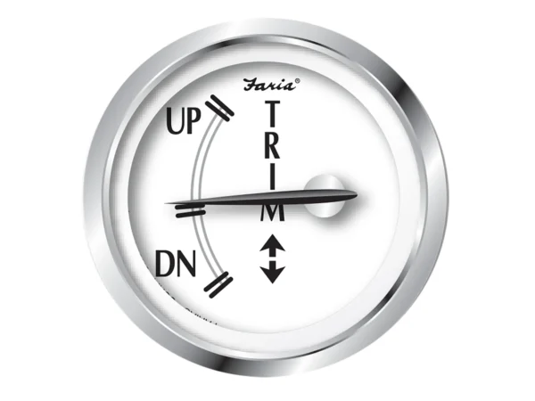 Faria Newport SS 2" Trim Gauge f/J/E/Suzuki Outboards