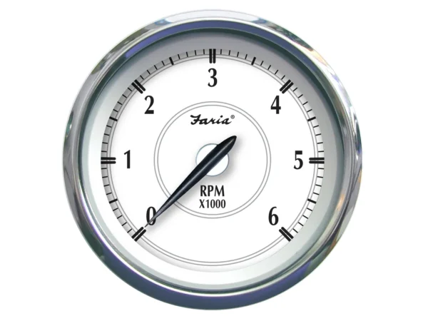 Faria Newport SS 4" Tachometer f/Gas Inboard/Outboard - 0 to 6000 RPM