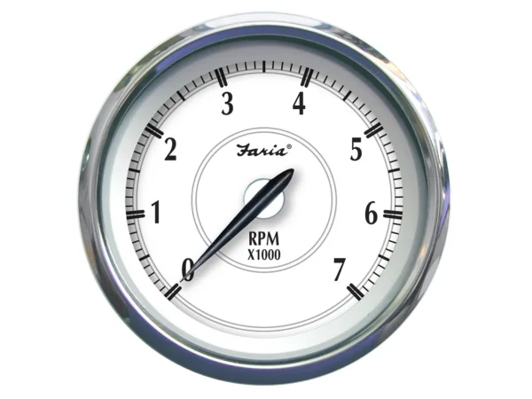 Faria Newport SS 4" Tachometer f/Gas Outboard - 7000 RPM