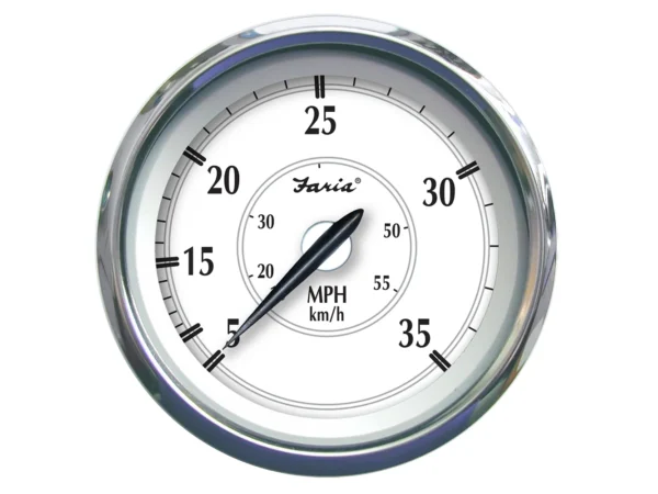 Faria Newport SS 4" Speedometer - 0 to 35 MPH