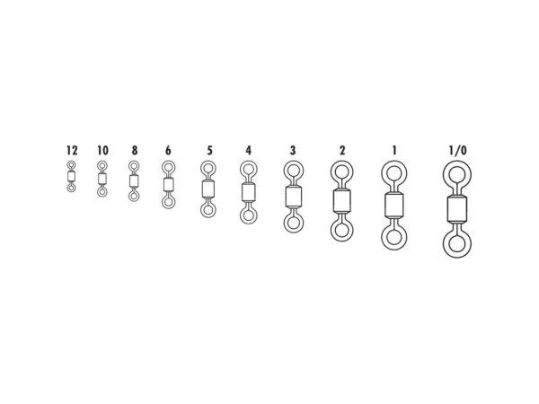 VMC SSRS Stainless Steel Rolling Swivel #10VP - 50lb Test *50-Pack - Image 2