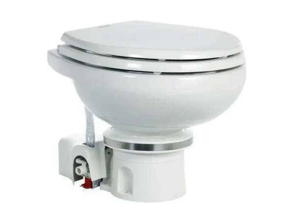 Dometic MasterFlush 7120 White Electric Macerating Toilet w/Orbit Base - Fresh Water