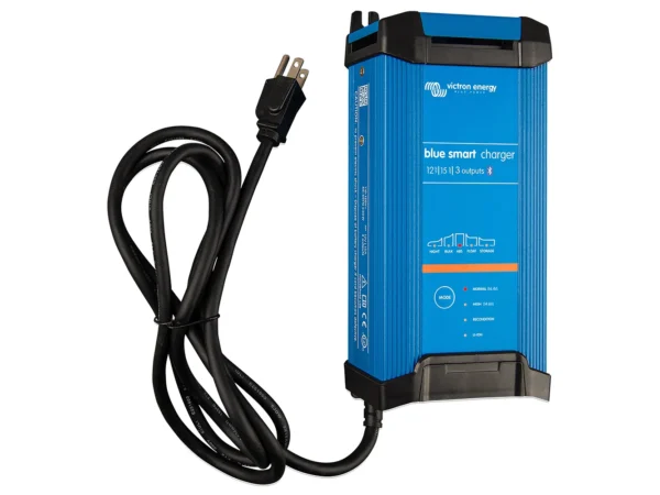 Victron Blue Smart IP22 12VDC 15A 3 Bank 120V Charger - Dry Mount