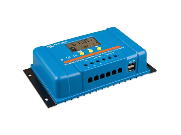 Victron BlueSolar PWM Charge Controller (DUO) LCD & USB Charge Control - 12/24VDC - 20A - Image 4