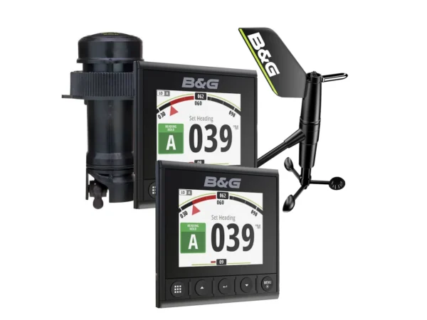 B&G Triton2 Speed, Depth & Wireless Wind System Pack - 2 Triton² 4.1" Color Display, DST810 Transducer, WS320 Wireless Wind Sensor & NMEA2000 Starter Kit