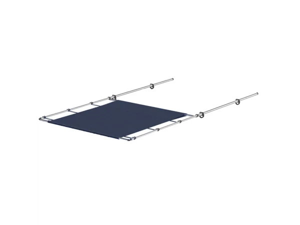 SureShade PTX Power Shade - 51" Wide - Stainless Steel - Navy