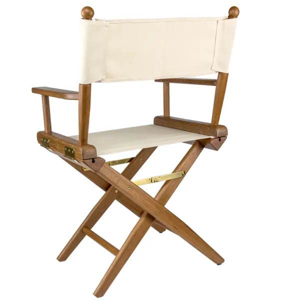 Whitecap Director's Chair w/Natural Seat Covers - Teak - Image 3