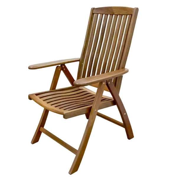 Whitecap Reclining Arm Chair - Teak - Image 2