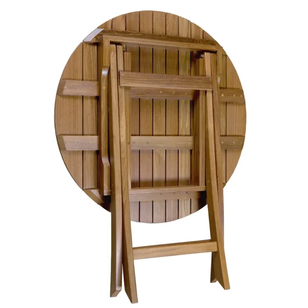 Whitecap Round Slat Table - Teak - Image 4