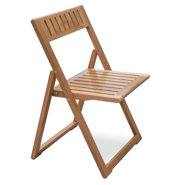 Whitecap Folding Slat Chair - Teak - Image 2