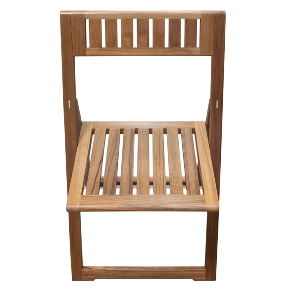 Whitecap Folding Slat Chair - Teak - Image 3