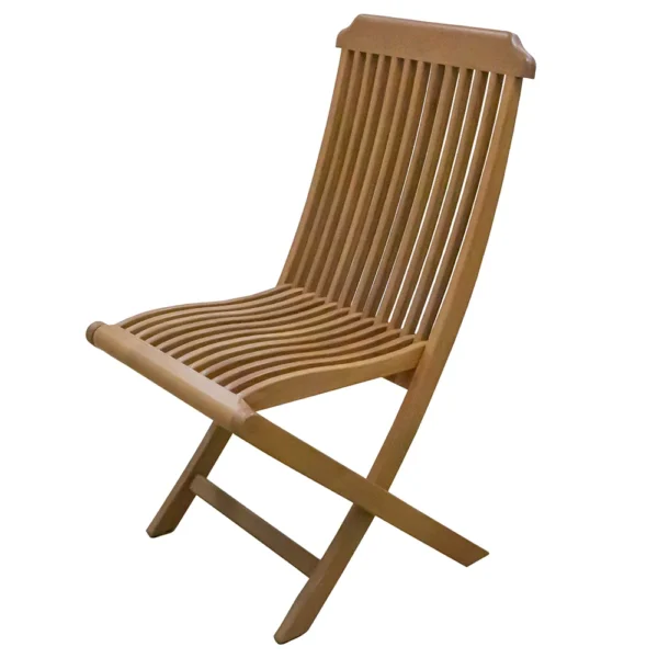 Whitecap Folding Deck Chair - Teak - Image 2