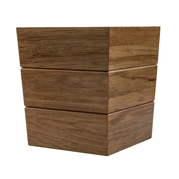 Whitecap Large Waste Basket - Teak - Image 3