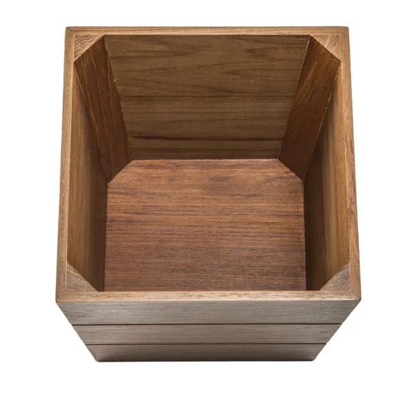 Whitecap Large Waste Basket - Teak - Image 4