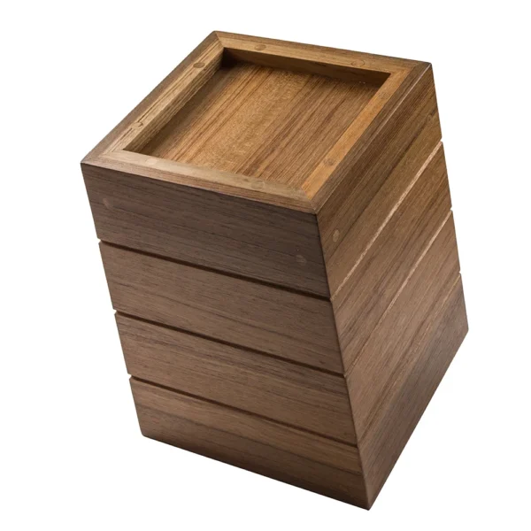 Whitecap Small Waste Basket - Teak - Image 2