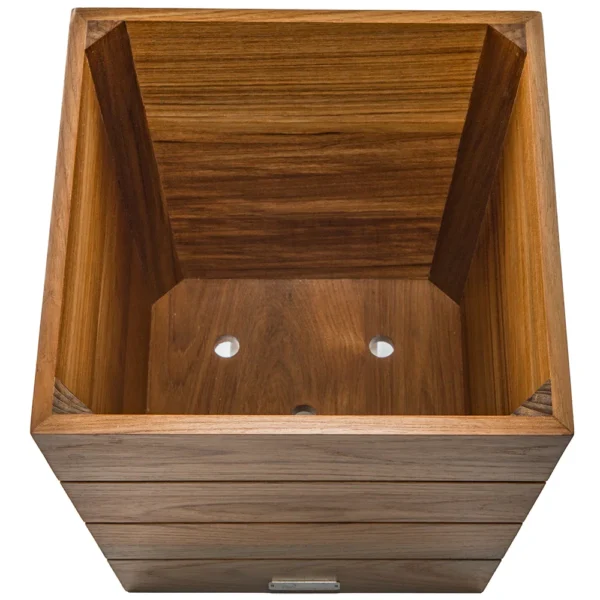 Whitecap Small Planter Box - Teak - Image 3