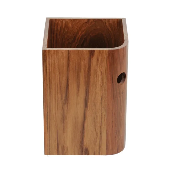 Whitecap EKA Collection Waste Basket - Teak - Image 2