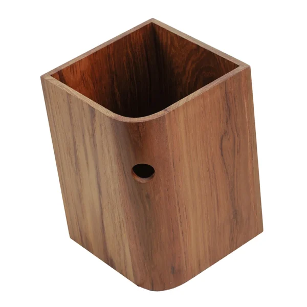 Whitecap EKA Collection Waste Basket - Teak - Image 4