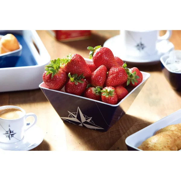 Marine Business Melamine Square Bowl - NORTHWIND - Set of 6 - Image 2