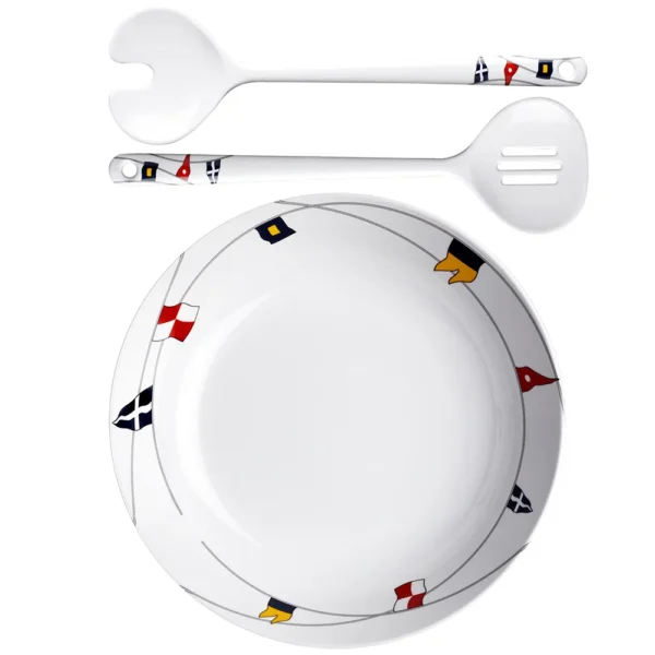 Marine Business Melamine Salad Bowl & Servers - REGATA