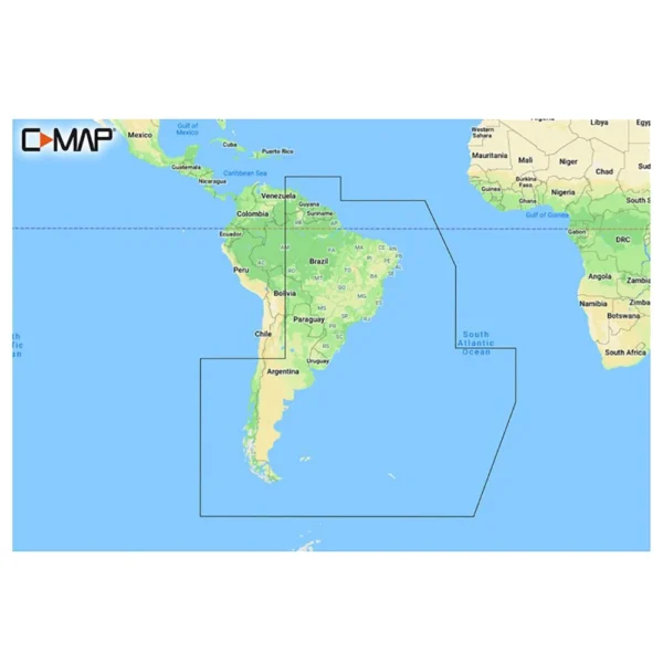 C-MAP REVEAL™ Chart - South America - East Coast