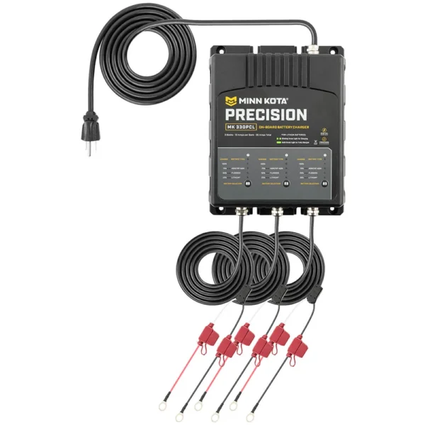 Minn Kota On-Board Precision Charger MK-330 PCL 3 Bank x 10 AMP LI Optimized Charger - Image 4