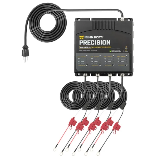 Minn Kota On-Board Precision Charger MK-440 PCL 4 Bank x 10 AMP LI Optimized Charger - Image 4