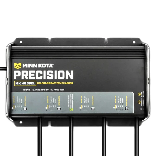 Minn Kota On-Board Precision Charger MK-460 PCL 4 Bank x 15 AMP LI Optimized Charger - Image 3