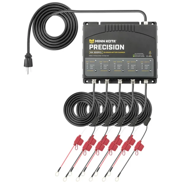 Minn Kota On-Board Precision Charger MK-550 PCL 5 Bank x 10 AMP LI Optimized Charger - Image 4