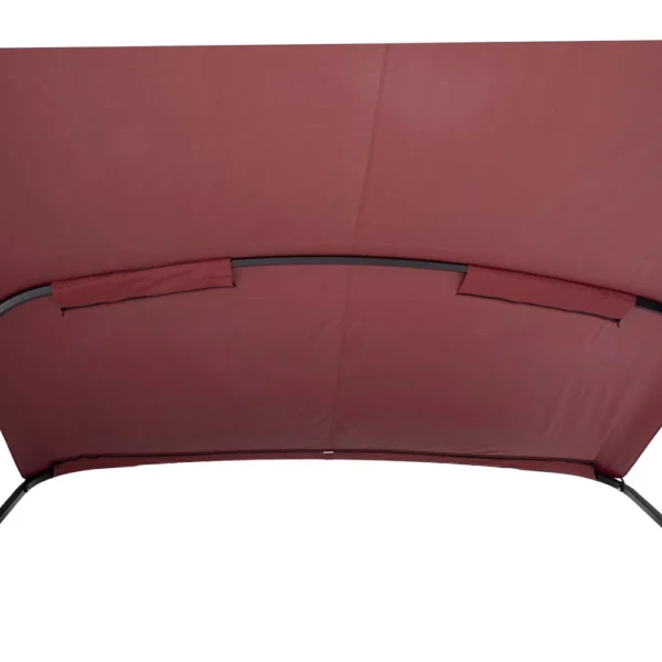 SureShade Power Bimini - Black Anodized Frame - Burgandy Fabric - Image 4