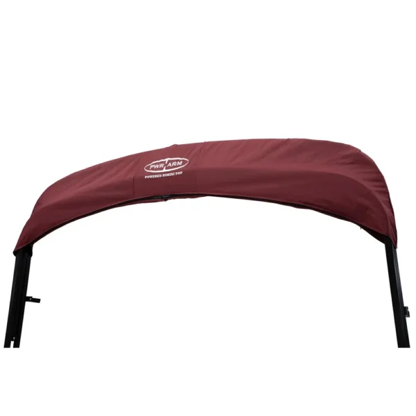 SureShade Power Bimini - Black Anodized Frame - Burgandy Fabric - Image 5