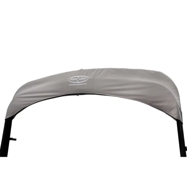 SureShade Power Bimini - Black Anodized Frame - Grey Fabric - Image 5